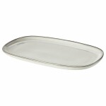 PLATO RECTANGULAR CERAMICA GRIS ORGANIC 20x12CM PLATO RECTANGULAR CERAMICA GRIS ORGANIC 20x12CM