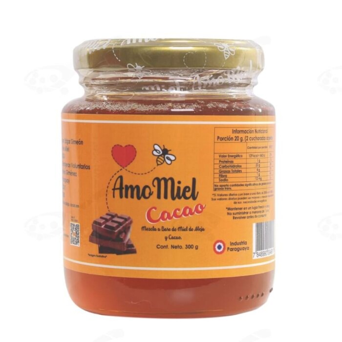 AMO MIEL - MIEL C/ CACAO FR. X 300 GRS. única