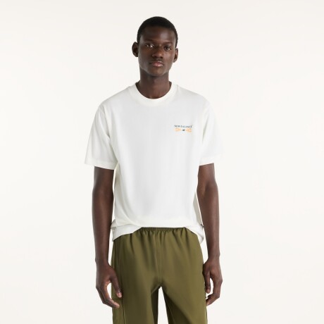 Remera New Balance de Hombre - Grab a Bite - MT62S7YPSST WHITE