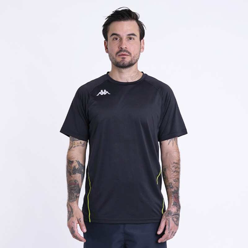 Polo Training Kombat Run Foro Hombre Black