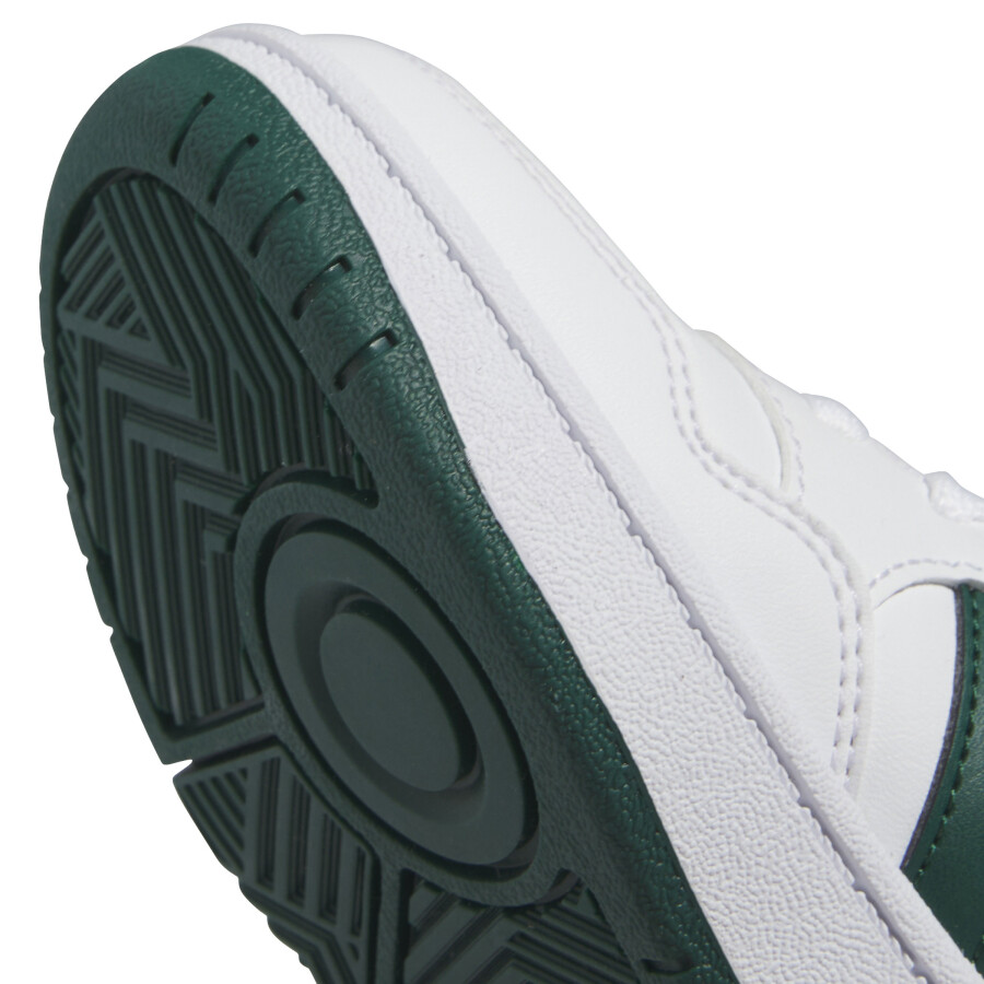 Championes de Niños Adidas Hoops 3.0 Blanco - Verde - Azul