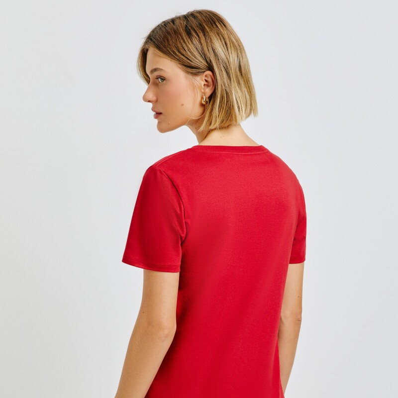 BLUSA MM FEM ROJO OSCURO