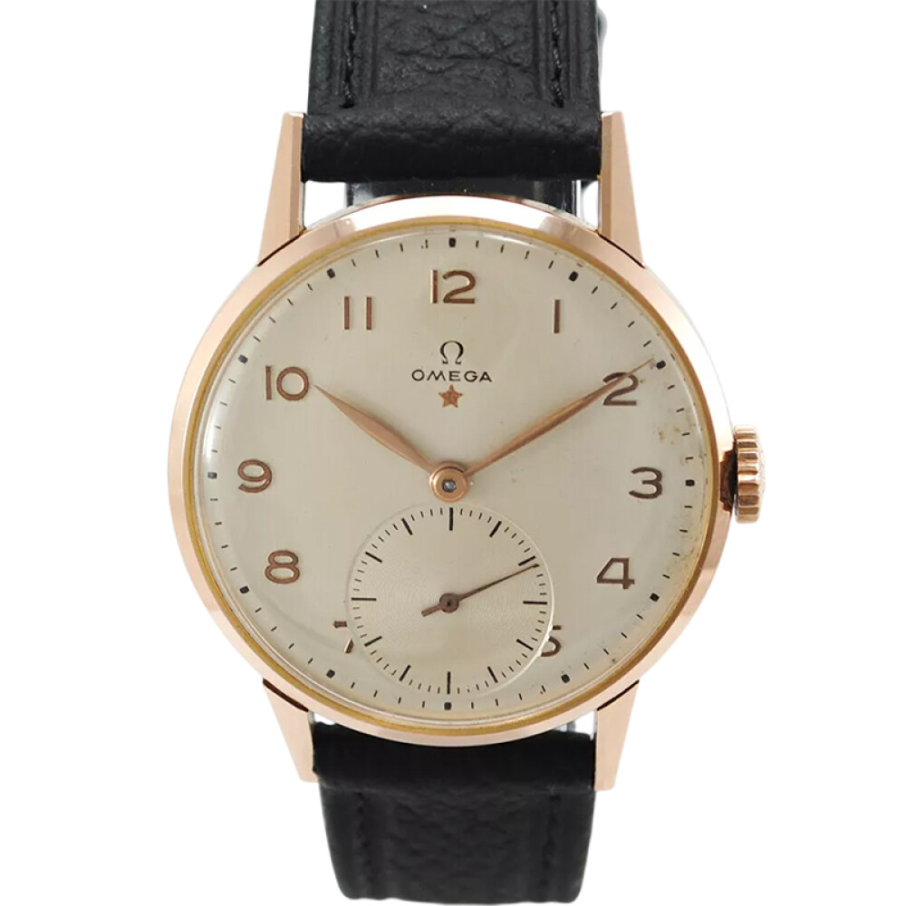 Omega referencia 2271 rara esfera de estrella dorada. Calibre 30T2PC oro rosa 18K Omega referencia 2271 rara esfera de estrella dorada. Calibre 30T2PC oro rosa 18K