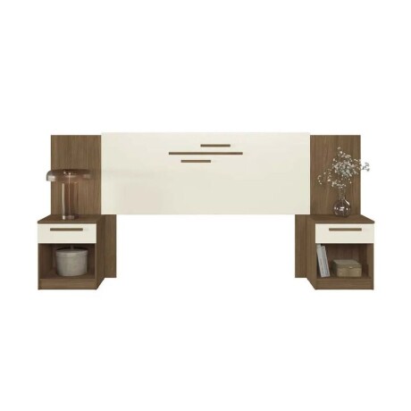 Respaldo De 2 Plazas Con Mesa De Luz Loanda 231143 Respaldo De 2 Plazas Con Mesa De Luz Loanda 231143