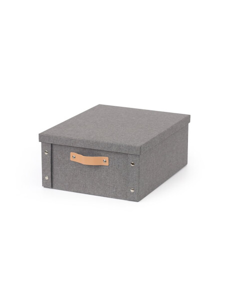 CAJA ORGANIZADOR C/ASA 33X40X17CM EXT TELA GRIS CAJA ORGANIZADOR C/ASA 33X40X17CM EXT TELA GRIS