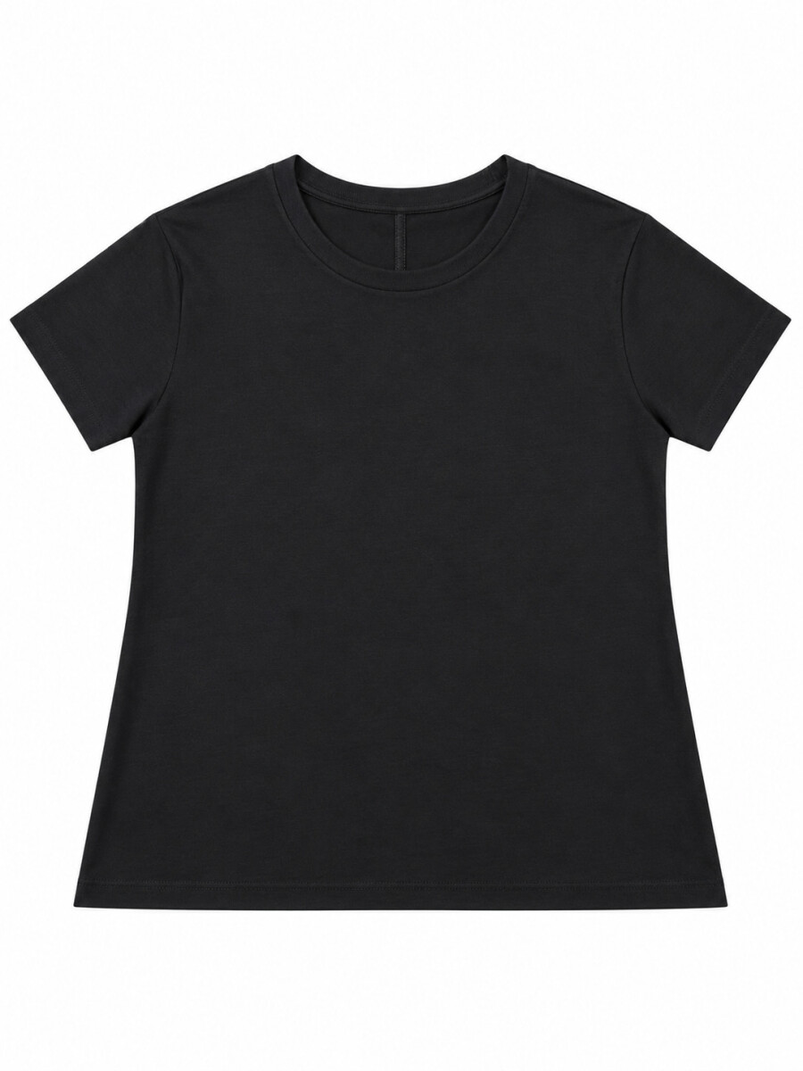 REMERA LESSA - NEGRO (V) 