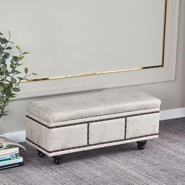 Banco Baul De Ecocuero beige