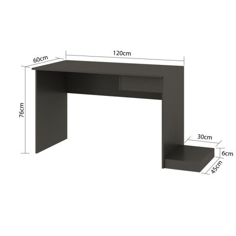 Escritorio Gamer con Cajón y Soporte para CPU | Mesa Gaming Moderna - Grafito Escritorio Gamer con Cajón y Soporte para CPU | Mesa Gaming Moderna - Grafito