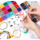 Set De Creación De Pulseras Y Collares C/ Accesorios Blanco