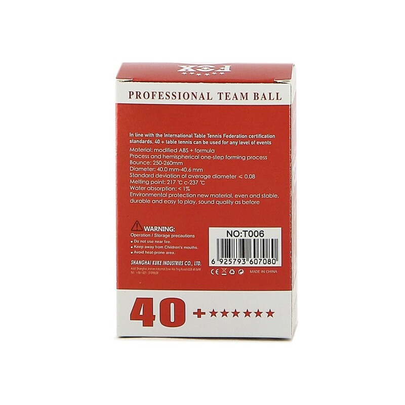 Pelotas Ping Pong X6 Blanco