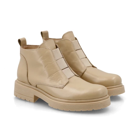 BOTA VENET - CUERO CAPRIA BEIGE