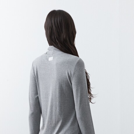 POLERA DIBAL Gris Melange