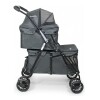 Coche Para Mascotas Beepet Duopet Doble Gris Coche Para Mascotas Beepet Duopet Doble Gris