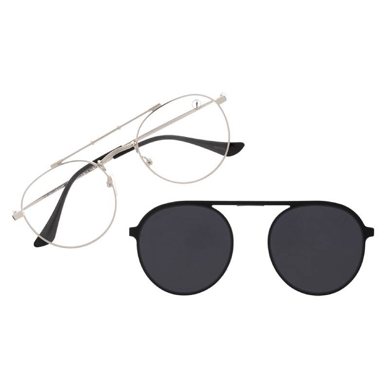 Armazón Chilli Beans Gerona más intercambiable de Sol Plateado