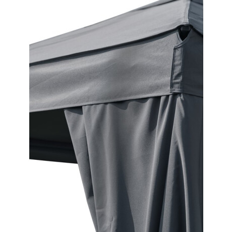 Gazebo NORDMARKA 3x3x2,78 m gris Gris