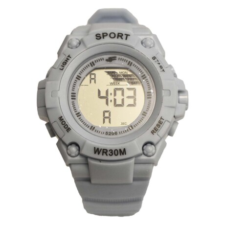 Reloj Deportivo de Pulsera Waterproof Pantalla Luz Unisex Celeste