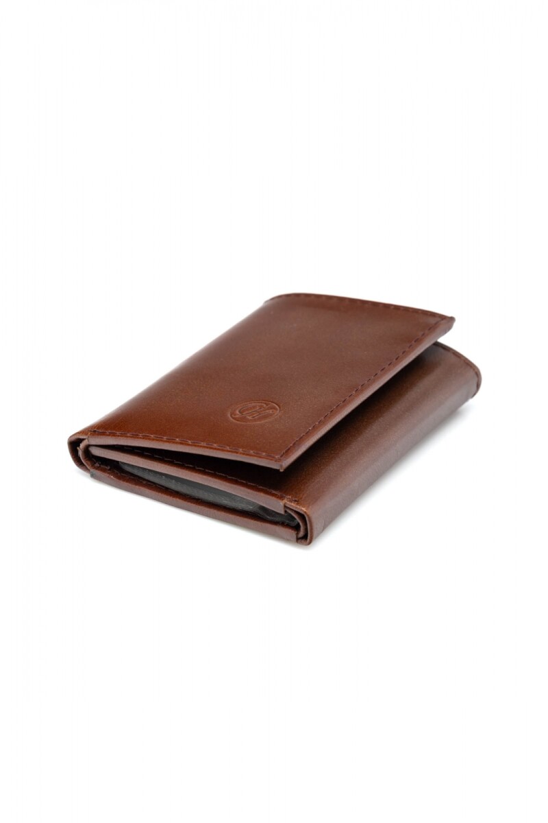 Billetera cuero triple 