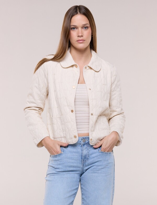 Chaqueta Bordada BEIGE