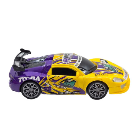 Auto Deportivo RC Racing Rivalry Control Remoto 1:22 Amarillo/violeta