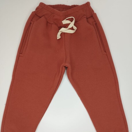 Pantalón Felpa Terracota Pantalón Felpa Terracota