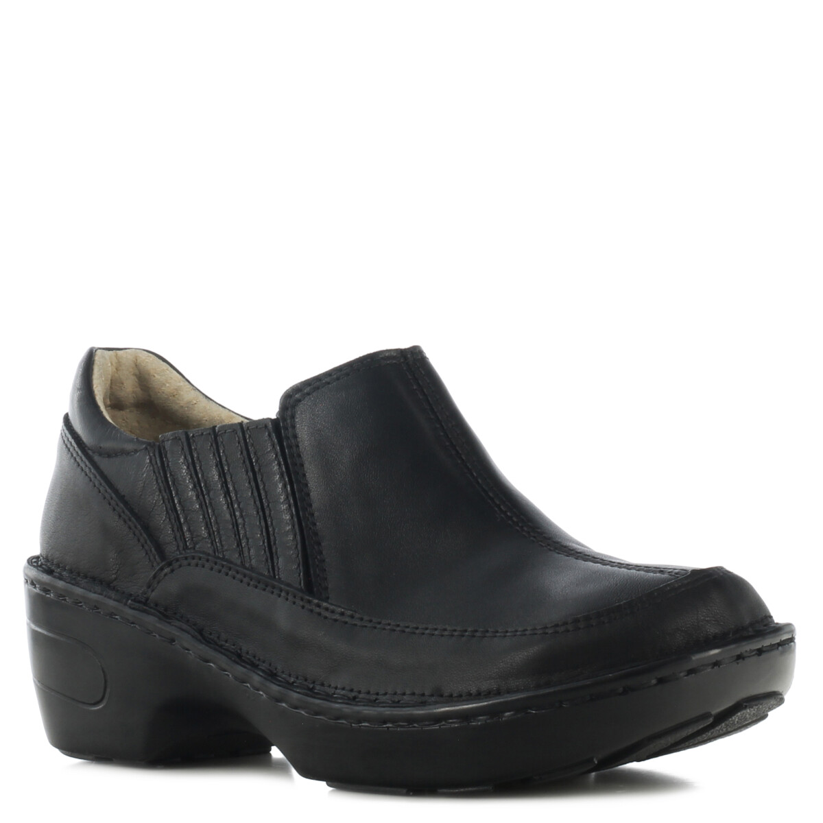 Zapato Casual Con Elastico-Ref.D5002 Negro 35.0 Lady Confort - Negro 
