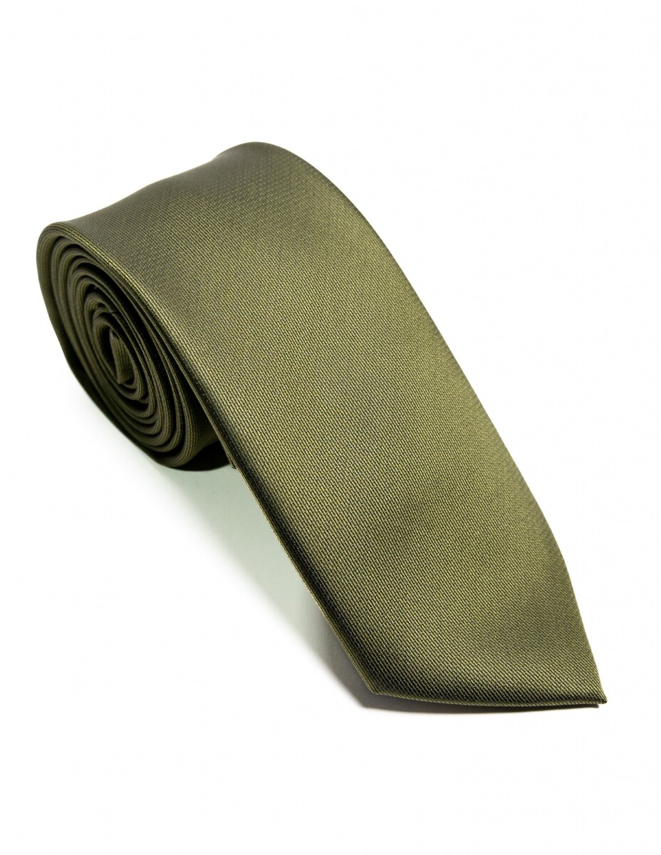 Corbata 8 cm - OLIVA 