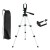 Tripode Profesional Celular 360° Pies De Goma + Estuche Variante Color Plateado