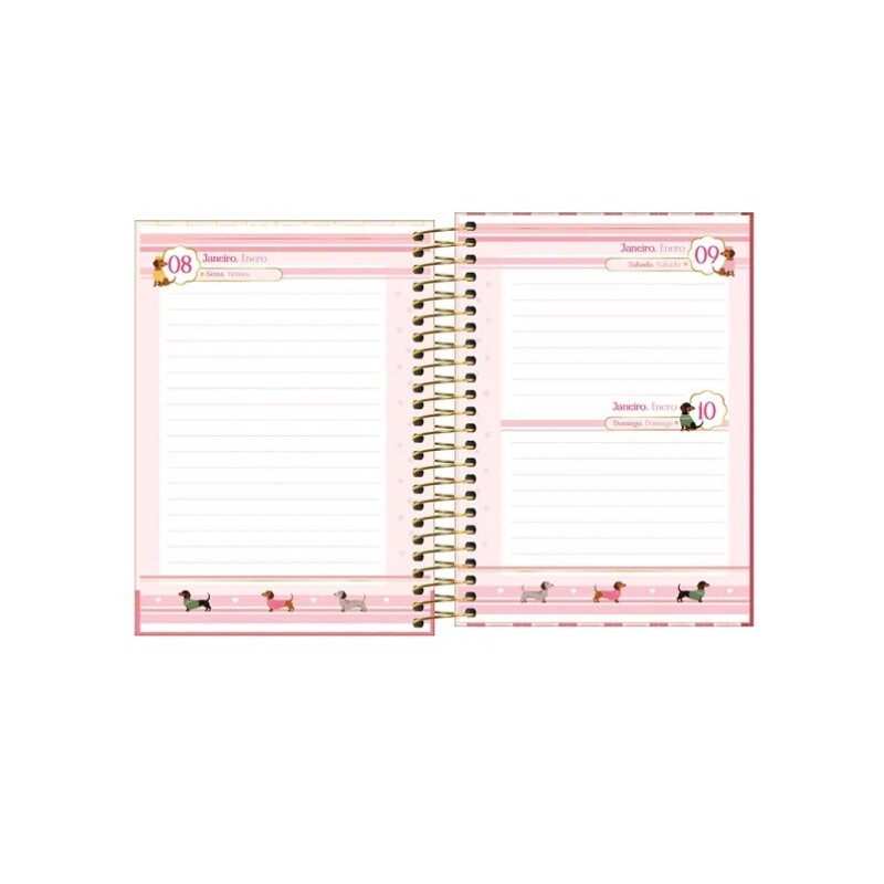 Agenda Tilibra Brownie 2027 Diaria con Espiral AGENDA TILIBRA BROWNIE 2027 DIARIA CON ESPIRAL