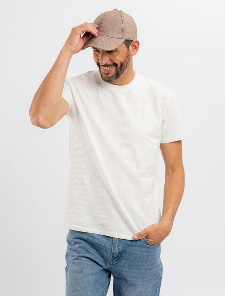 T-shirt m/c cloque Joel crudo