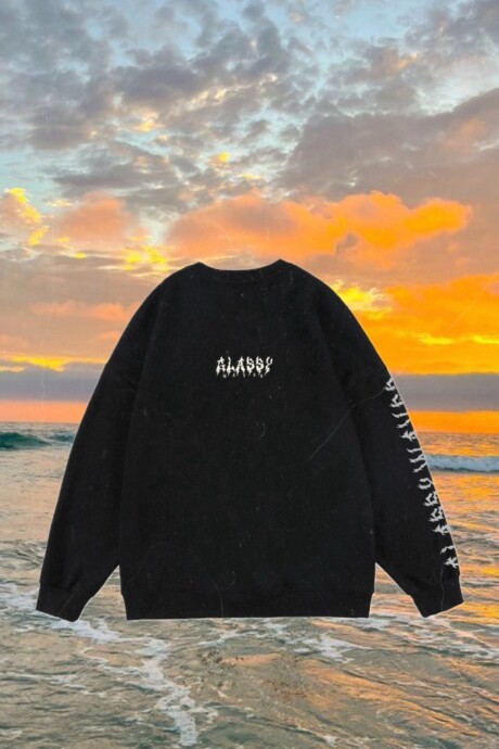 Buzo Flaming / Negro Wash U