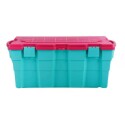 CAJA BAUL ORGANIZADOR 100LTS WENCO VERDE/ROSADO Verde