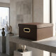 Caja organizadora Lino M 29cm x29cm x15cm MARRON