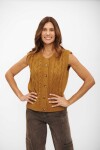 CHALECO CLOTILDE OCRE