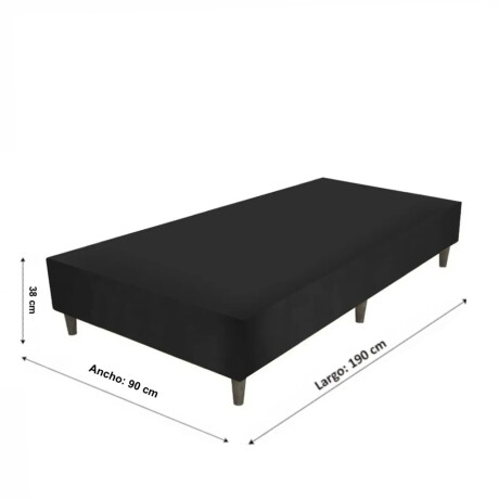 BOX 1 PLAZA BASE DE SOMMIER CAMA 90 CM BOX 1 PLAZA BASE DE SOMMIER CAMA 90 CM