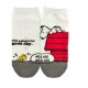 Soquete snoopy blanco