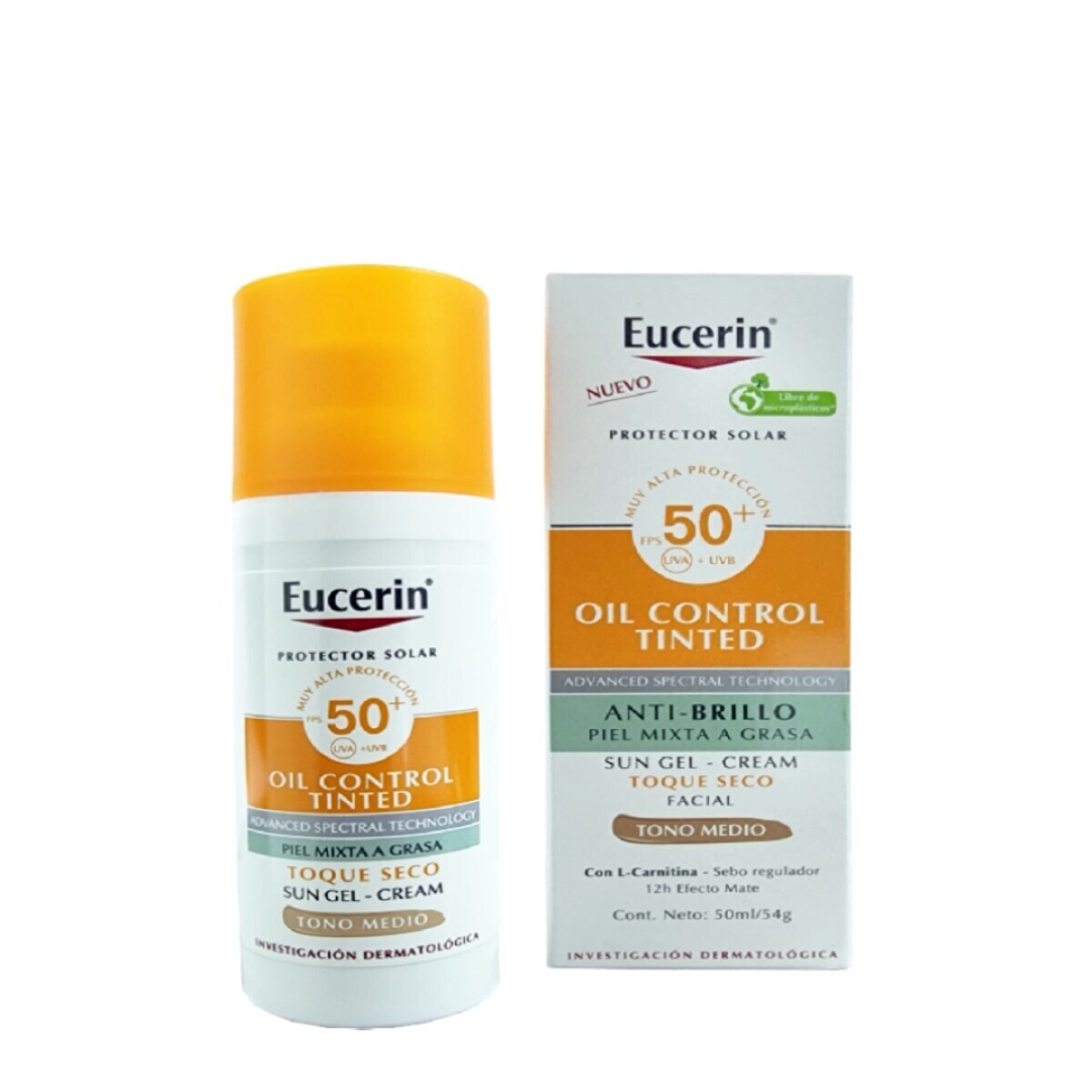 Eucerin Solar Facial Anti Brillo Medio Fps50 