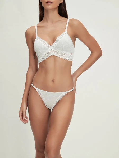BRALETTE MARU GRIS MELANGE M