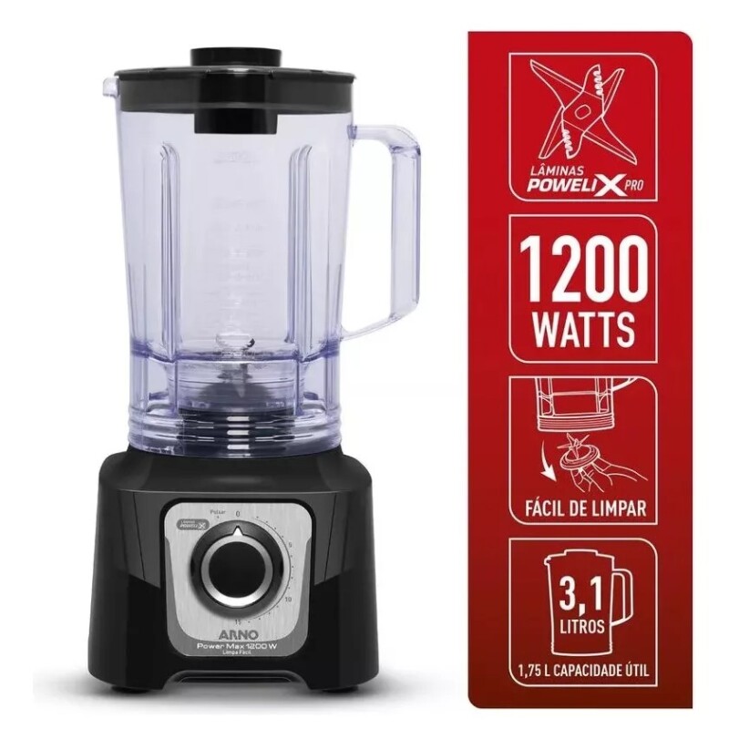 Licuadora Arno Power Max 3.1lts Licuadora Arno Power Max 3.1lts
