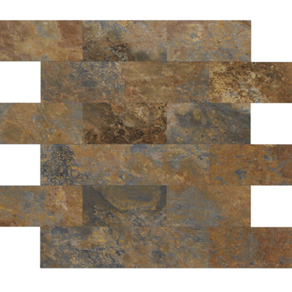 MOSAICO CON TERMINACIÓN DE PIEDRA Y CERÁMICA AUTOADHESIVA 291x297x3 mm Mosaico Con Terminación De Piedra Y Cerámica Autoadhesiva 291x297x3 Mm
