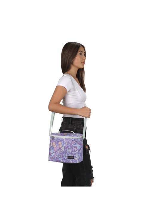 Super Snack Fluid Floral Pastel Lilac