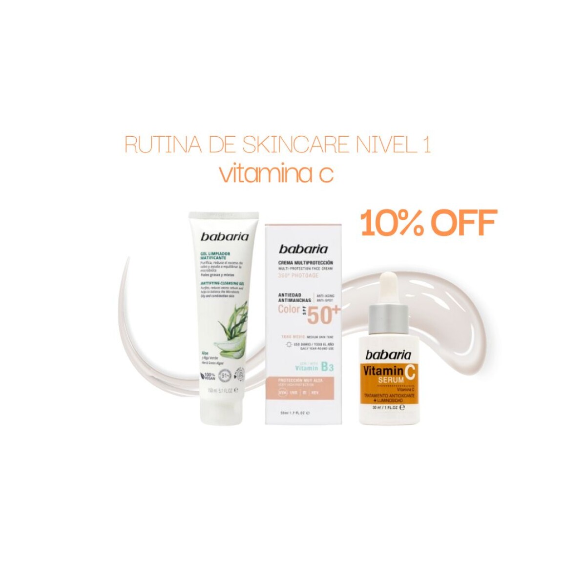 Rutina de skincare NIVEL 1 - Vitamina C 