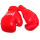 Guante De Boxeo Excelente Calidad Vendas Bolsas N1 Rojo