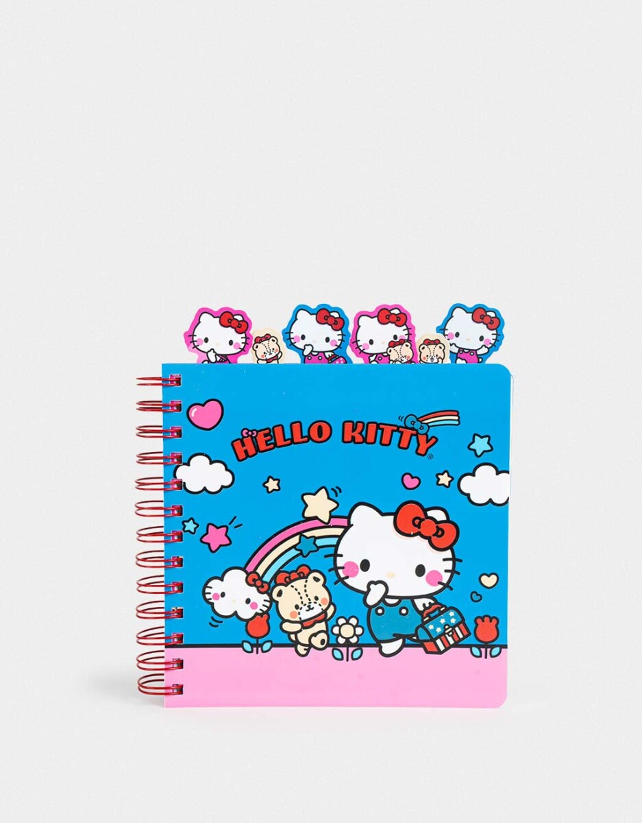 Cuaderno Cuadrado Hello Kitty Kawaii 