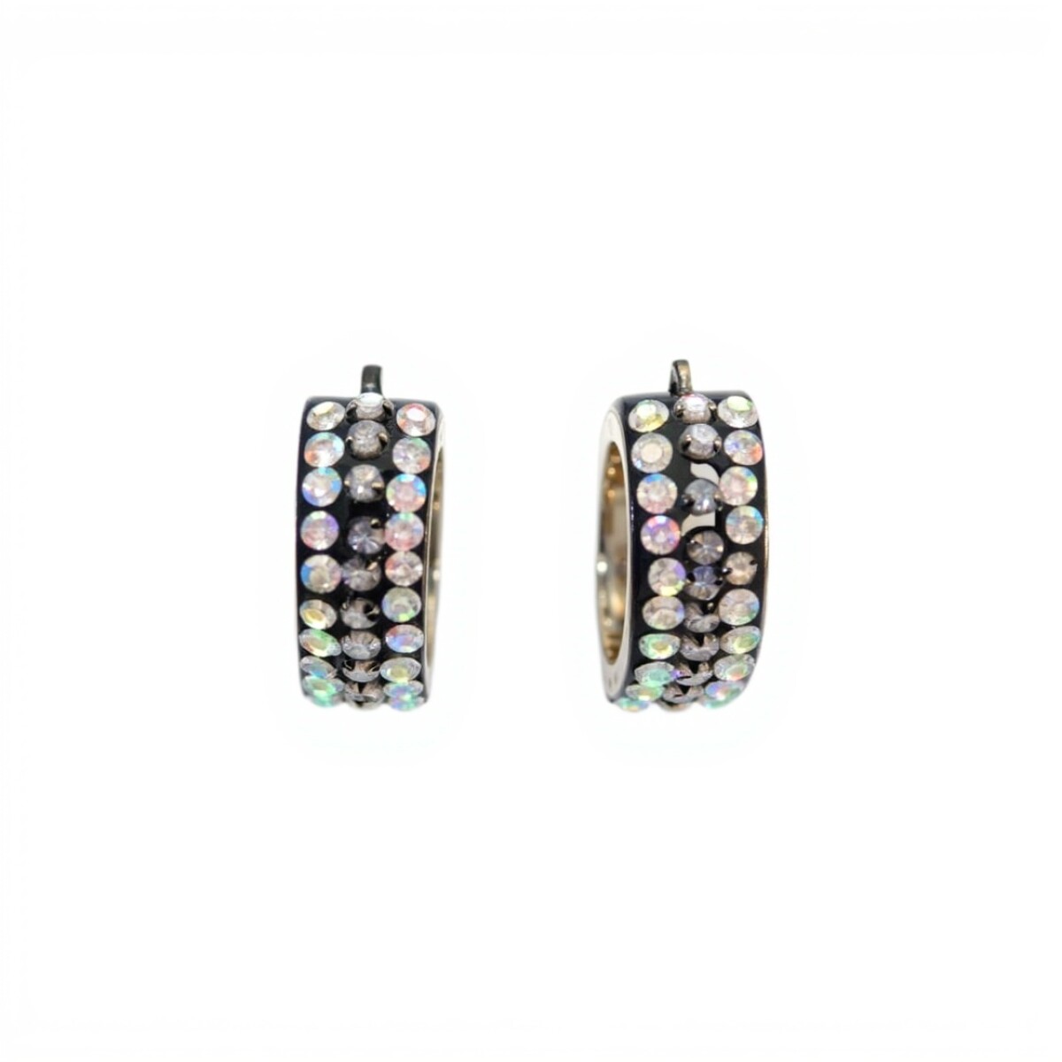 Caravanas Aros con cristal-Plata 925-Con Cristal-CA3014 - conpiedra 