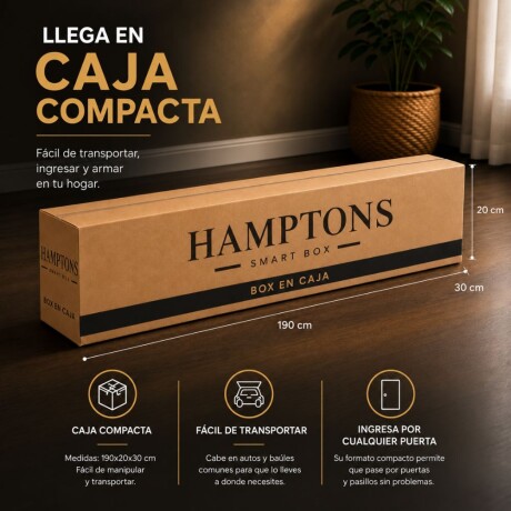 Colchon de resortes 1 Plaza HAMPTONS Palladium Colchon de resortes 1 Plaza HAMPTONS Palladium