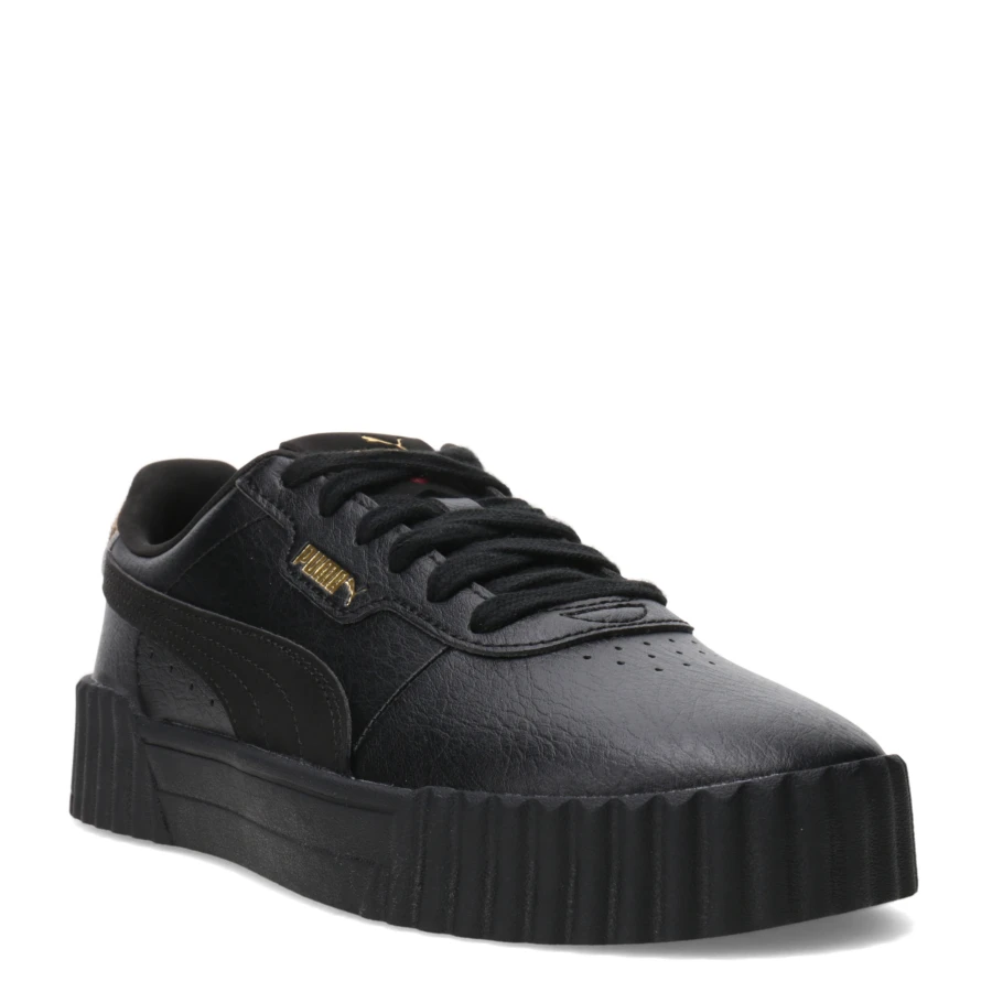 Championes de Mujer Puma Carina 3.0 Animal Flair Negro - Dorado - Animal Print
