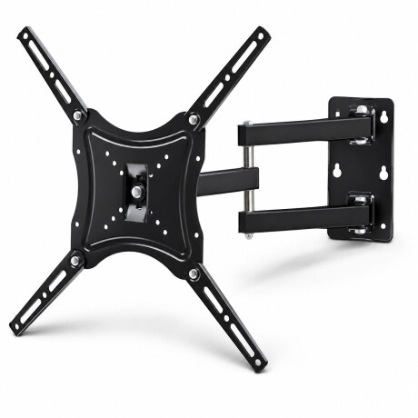 Soporte Tv 14 A 55 Pulgadas Con Brazo Movible Soporta 50kgs Negro