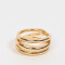 Anillos Medianos y Grandes De metal Anillo Mediano De Metal - Dorado