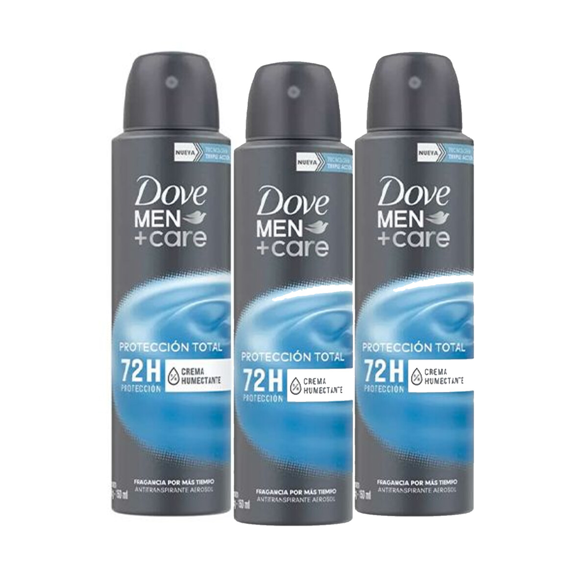 Promo X3 Desodorante Dove Men Care Protección Total 150ml 