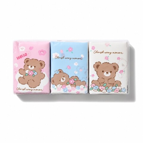 PAÑUELOS DE BOLSILLO CON ESTAMPADO DE OSITO PAÑUELOS DE BOLSILLO CON ESTAMPADO DE OSITO